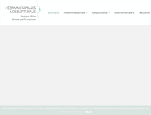 Tablet Screenshot of hebammenpraxis-stuttgart.de